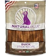 Loving Pets Natural Value All Natural Soft Chew Duck Sticks For Dogs, 14-Ounce