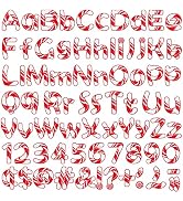 260 Pcs Letters Combo Pack Set, Christmas Classroom Alphabet Letters Numbers Bulletin Board Decor...