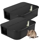 Rat Station Box with 1 Key, Complete Rodent Solution Keeps Rats Away, Pet & Child-Safe, Lock & Ke...