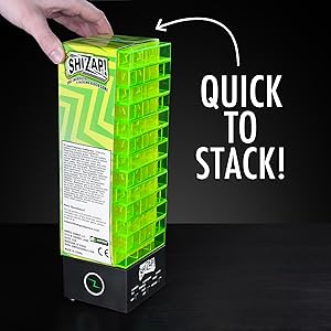 Blocks in stacking sleeve
