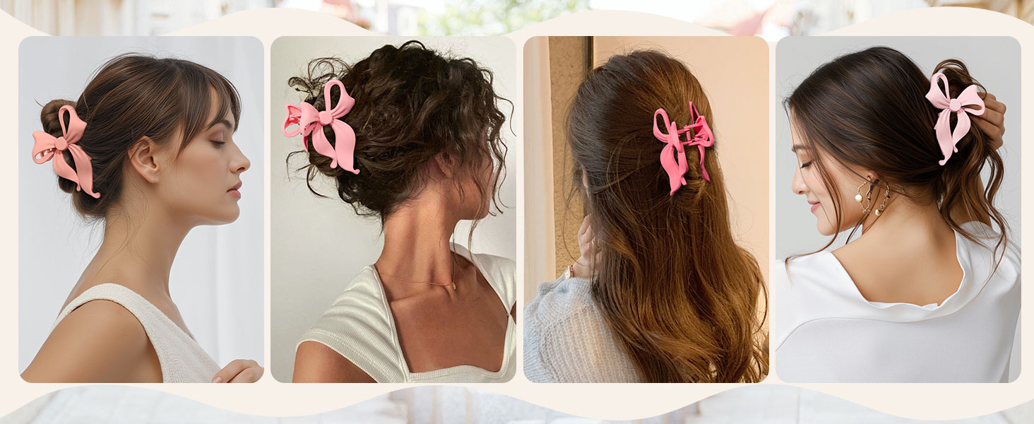 bow clips for hair