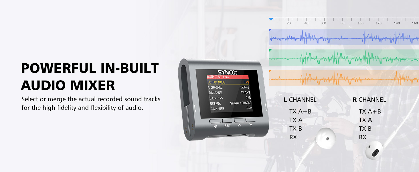 SYNCO G3 wireless lavalier microphone