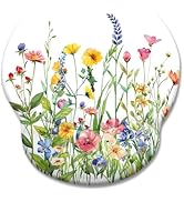 LIMKRIAN Flower Ergonomic Mouse Pad with Wrist Rest, Gaming Computer Mouse Pad Wrist Support with...