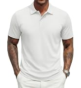 MAGNIVIT Mens Polo Shirts Short Sleeve Quick Dry Moisture Wicking Pique UPF80+ Casual Collared Go...