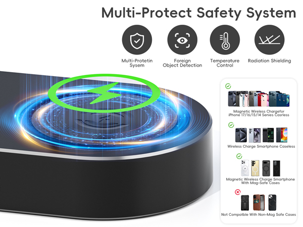 Headphone Stand With Wireless Charging