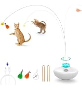 Oxawo Interactive Cat Toys Cat Exercise Tumbler, Rechargeable Cat Toys for Indoor Cats Spin Butte...