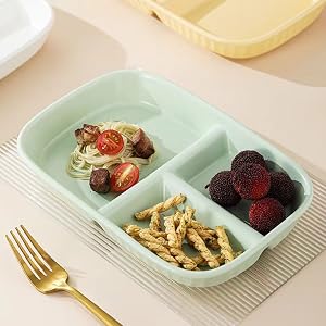 Unbreakable Divided Plates 11 Inch