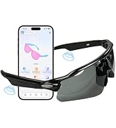 Bluetooth Sunglasses for Men Women - Smart Glasses with Open-Ear Speakers, Voice Assistant, Touch...