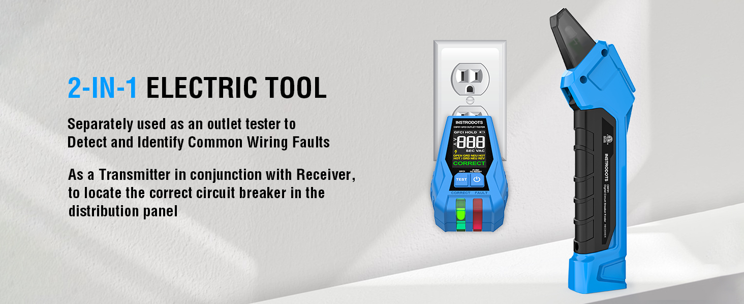 Circuit Breaker Finder Tool Kit with Accessories