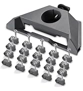 Yescom Starlink Mini Pipe Adapter for 1.5" Pole Mount Mounting Kit Heavy Duty Compatible with Sta...