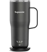 Supsonic - Smart Heated Coffee Mug, 20oz Rechargeable Self Heating Mug, Electric Temperature Cont...