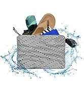 Acteon Wet Dry Travel Bag, Splash Water Resistant & Heavy Duty Zipper Reusable Bags, Small Pocket...