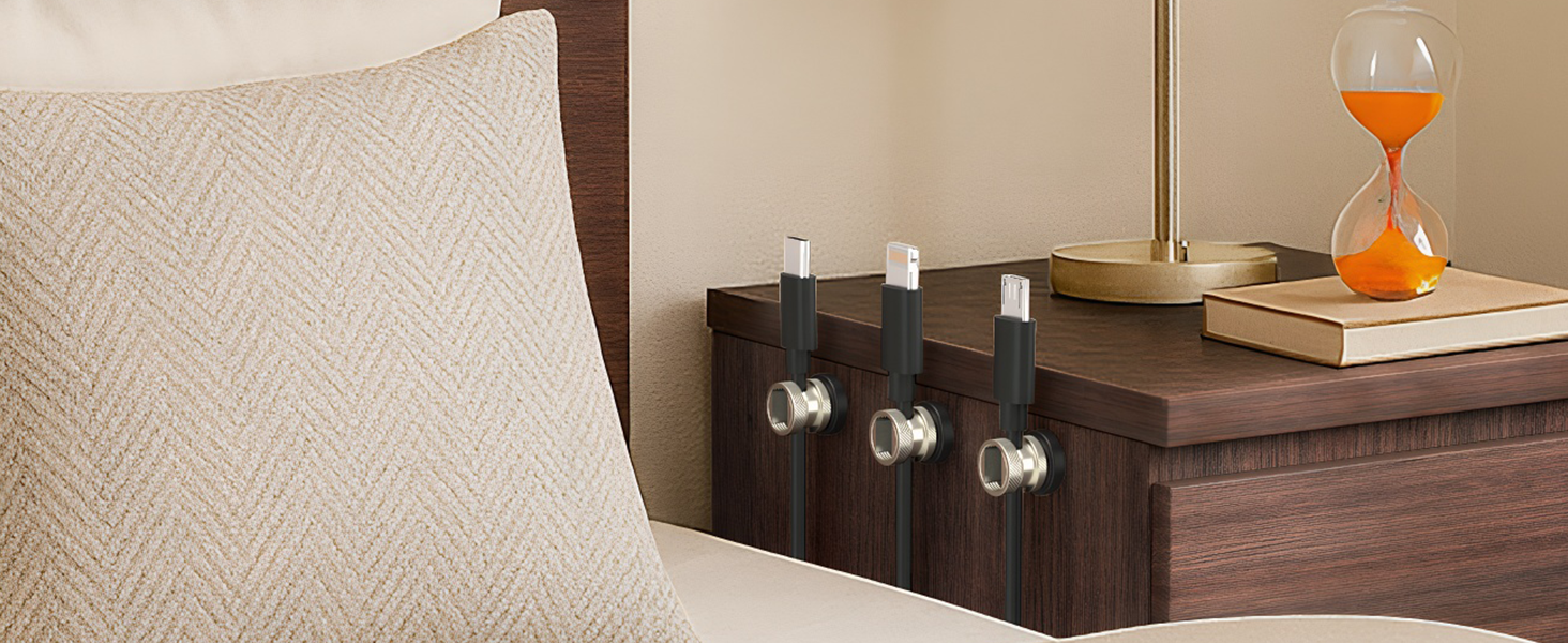 cord holders for nightstand