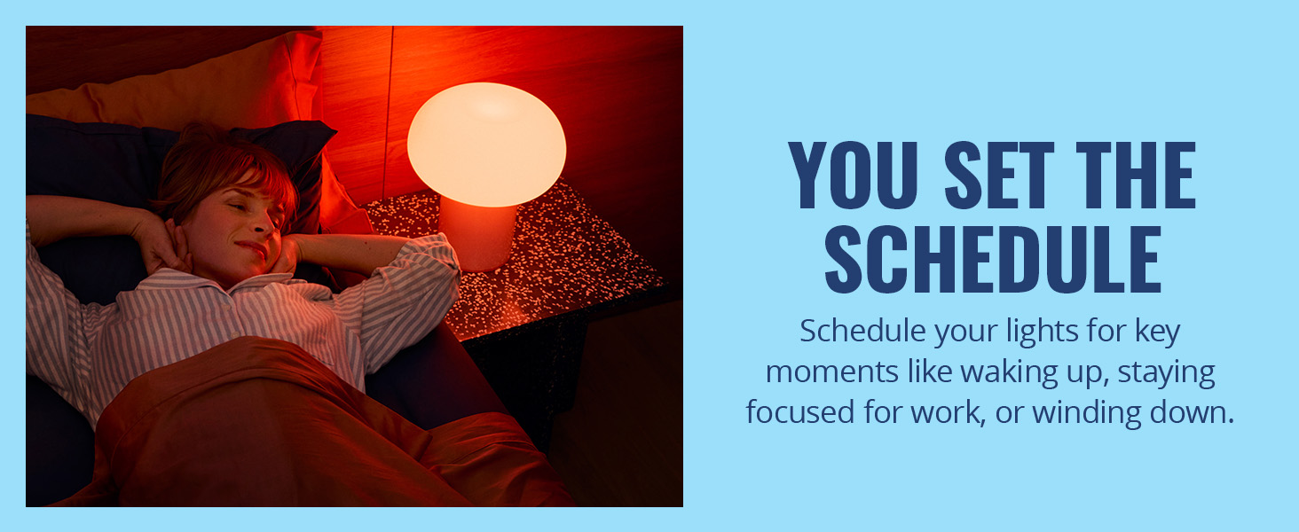 Set the schedule