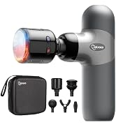 cotsoco Mini Massage Gun with Heat and Cold Therapy for Muscle Recovery, Pocket-Sized Deep Tissue...