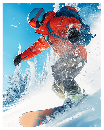 snowboarding