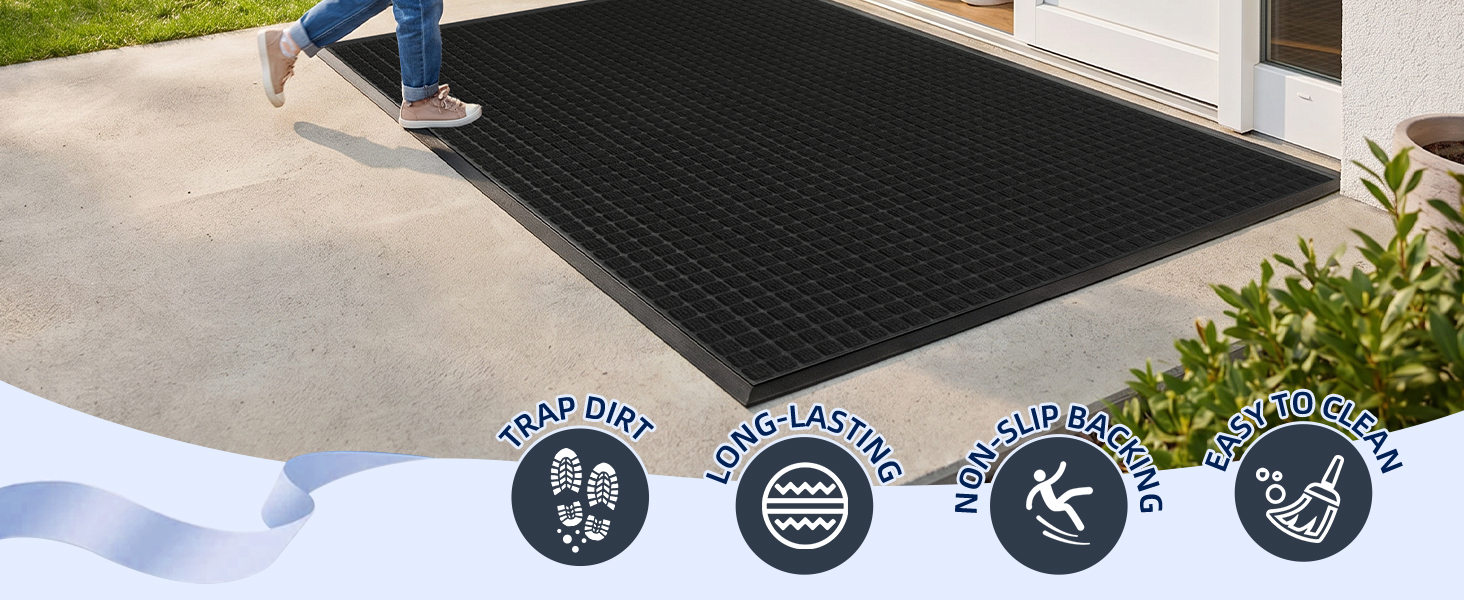 Dirt Trapper Non-Slip Rubber Mat