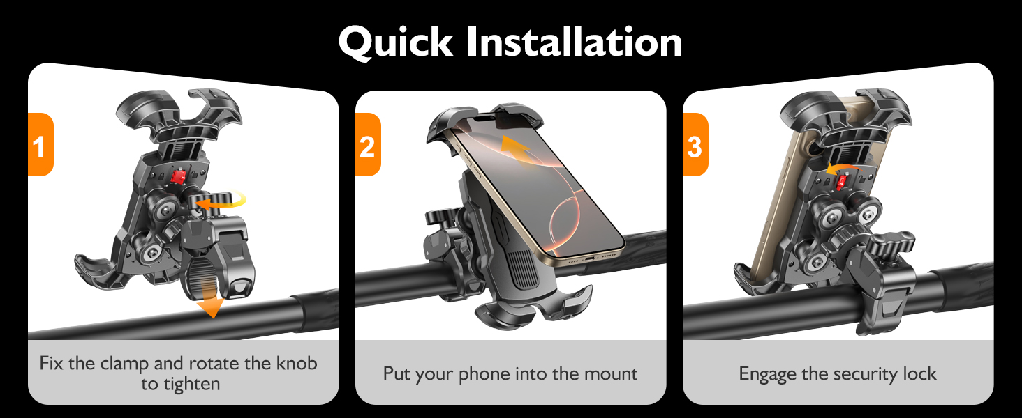 bike phone holder handlebar