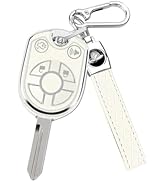 Mild East for Ford Key Fob Cover with Key Chain, Soft TPU Car Key Protector Compatible with Ford ...