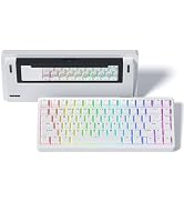 Womier SK75 75% Keyboard, Wireless Mechanical Gaming Keyboard with Full Aluminum, VIA Custom Keyb...