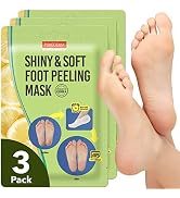 Purederm Shiny & Soft Foot Peeling Mask (3 pack) - For smooth and moist baby skin with Exfoliatin...