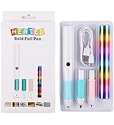 3 Size Tips Heat Foil Pens & 1pcs Heat Activated Foil Roll Sets for Card Making Scrapbooking Tool...