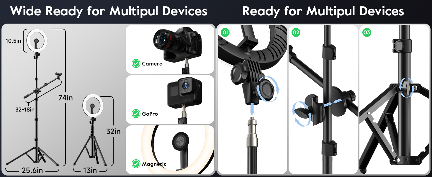 tripod with ring light