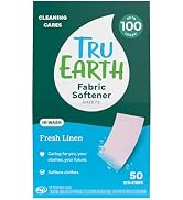 Tru Earth Fabric Softener Sheets, Fresh Linen, 50 Sheets
