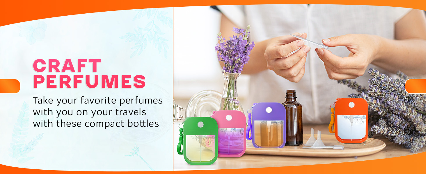car essentials hair spray bottles hair perfume mini perfume travel containers for toiletries