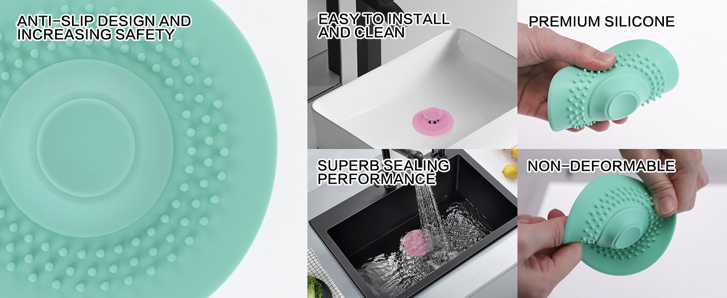 drain shower hair sink bathroom catcher cover bathtub stopper strainer tub kitchen accessories bath