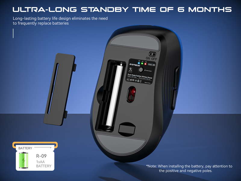 RAPIQUE R09 Bluetooth Wireless Mouse
