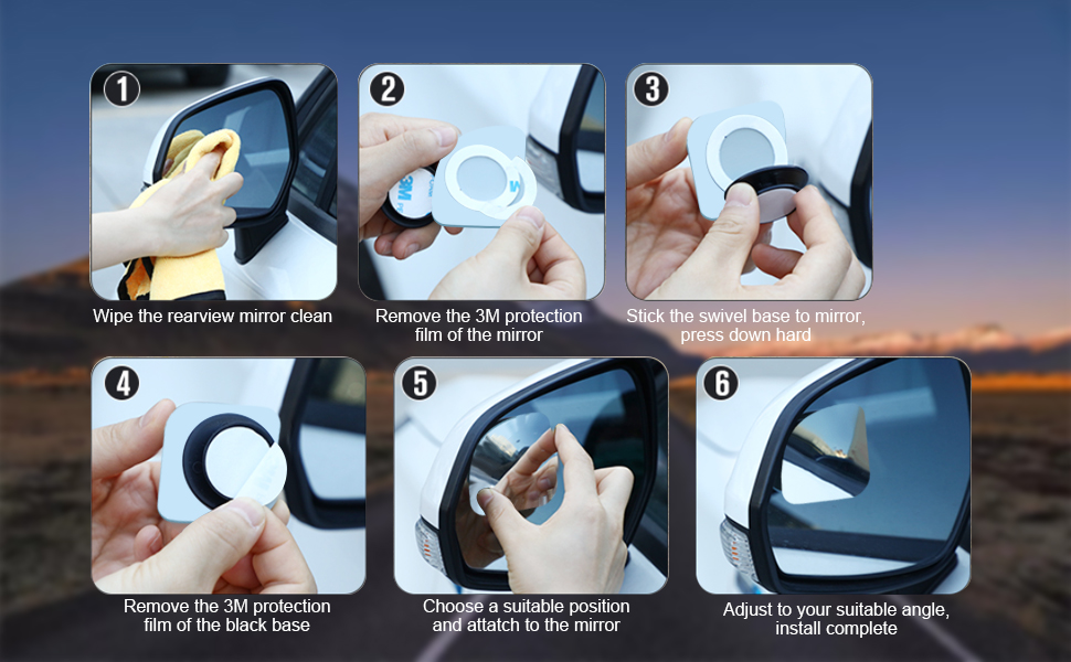 blind spot mirror rear view mirror side mirror passenger side mirror passenger mirror driver side