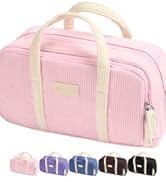 Sooez Large Pencil Case Pouch, Extra Big Pencil Bag with 5 Compartments, Pen Case Wide Opening, S...