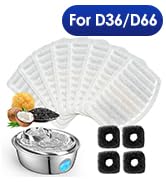 D36D6608+4 cat water fountain filters
