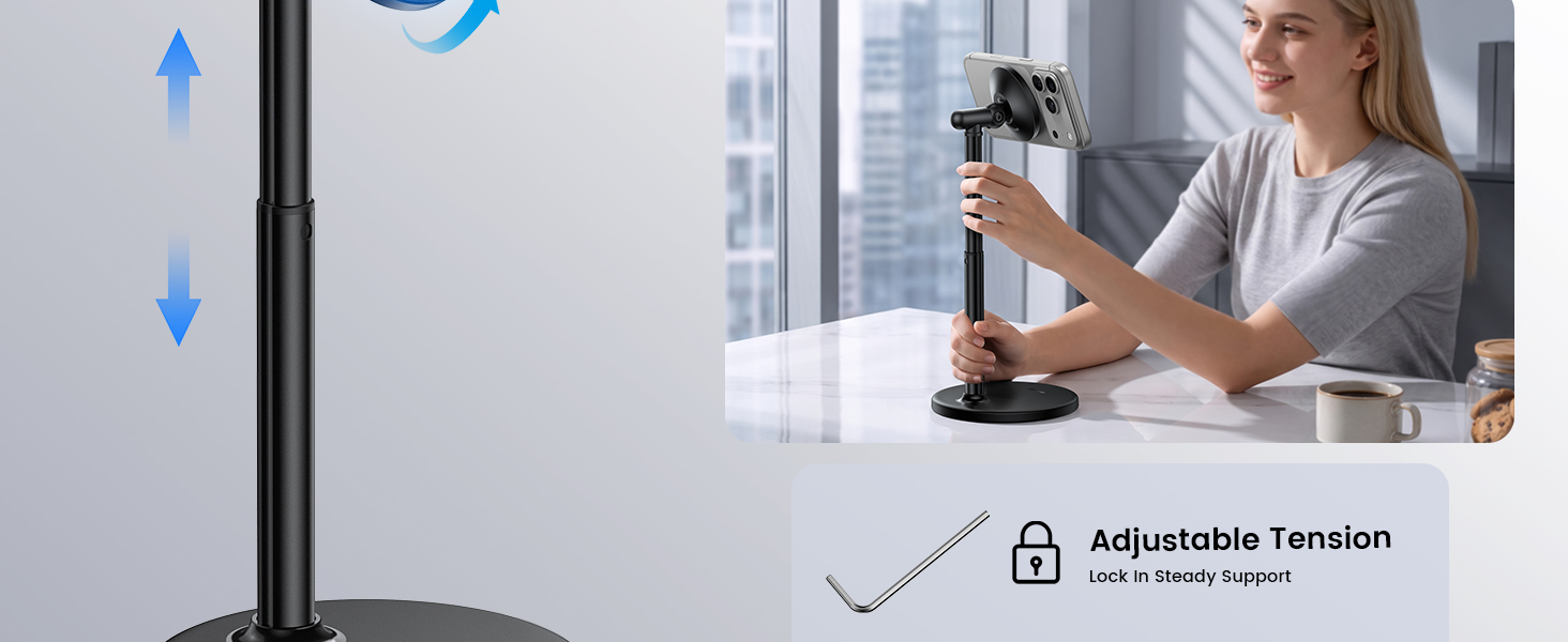 magsafe magnetic phone stand cell phone stand holder for desk iphone 17 16 15 14 13 pro max air