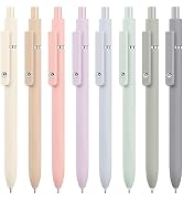 Vanhench Gel Pens 0.5mm Aesthetic Fine Point Pen Black Cute Pens, Office Desk Accessories Japanes...