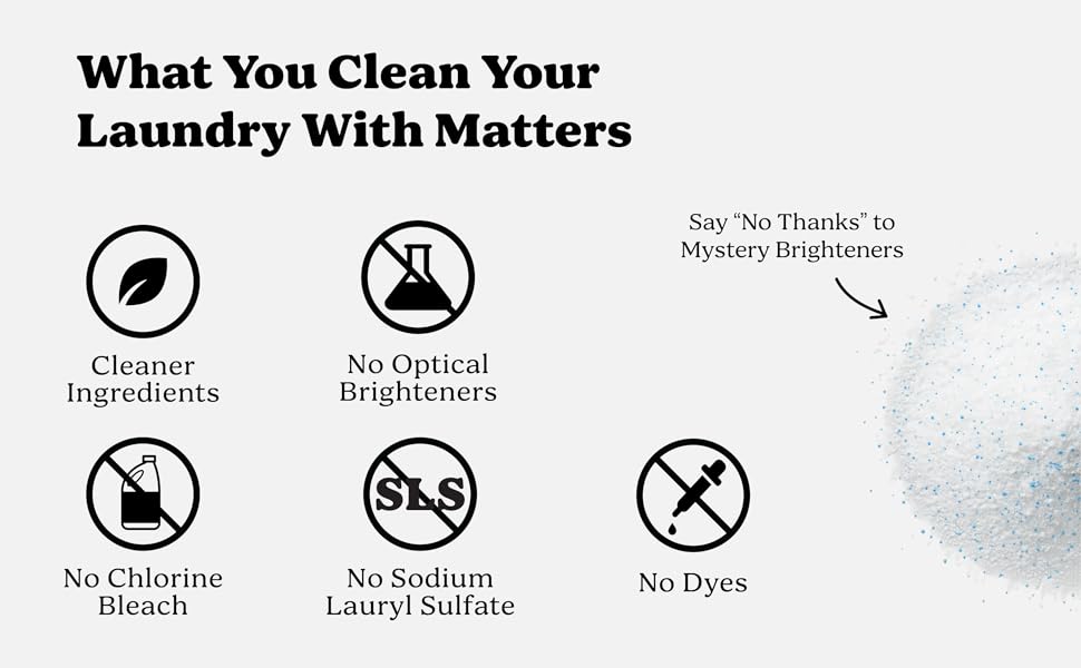 what you clean your laundry with matters cleaner ingredients no sls no bleach