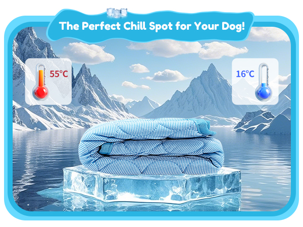 Dog Cooling Mat, Pet Cooling Pads for Dogs Cats Washable Summer Kennel Mat