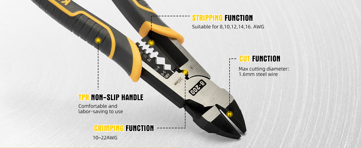 DIAGOMAL CUTTING PLIERS a+ 03