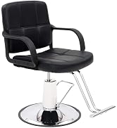 Vantic Salon Chair for Hair Stylist, Heavy Duty Hydraulic Pump 360° Swivel Barber Chairs for Barb...