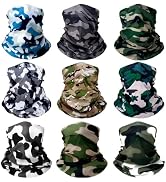 Breathable Neck Gaiter Face Scarf Mask for Men Women Hiking, Cycling, Sports, Fishing, Sun UV Pro...