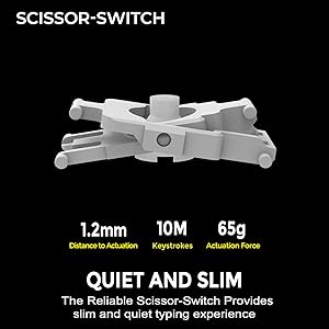 Low Profile Scissor Switch