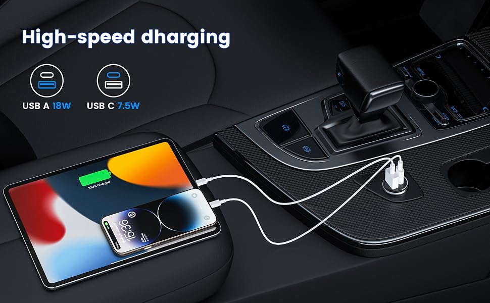 ensure cables power support specifications before buying this cigarette adapter of car charger.