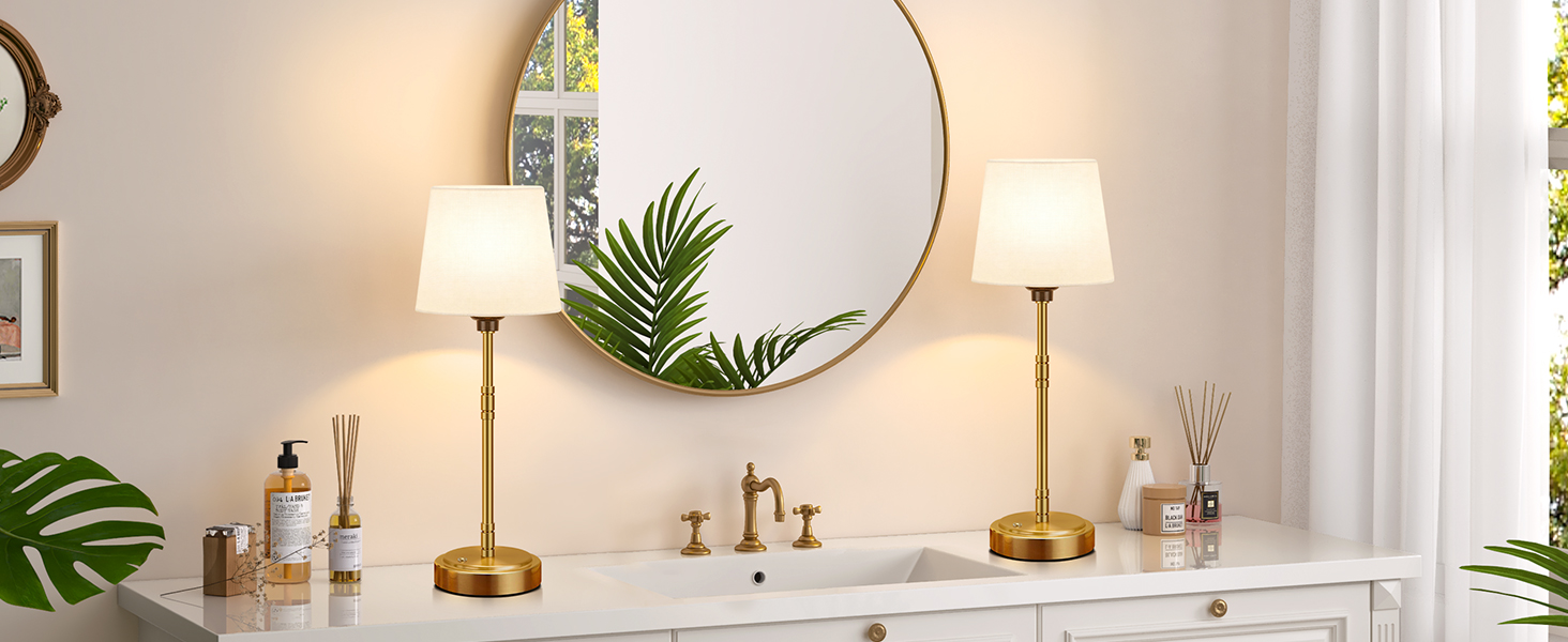elegant table lamp for bathroom