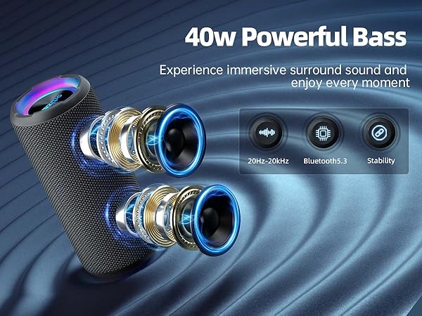 40W Excellent Audio Performance
