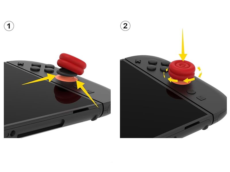 PlayVital for Switch 2 Thumbs Cushion Caps Thumb Grips