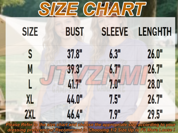 Size Chart Details