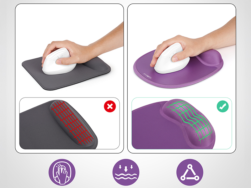 ergonomic mouse pad