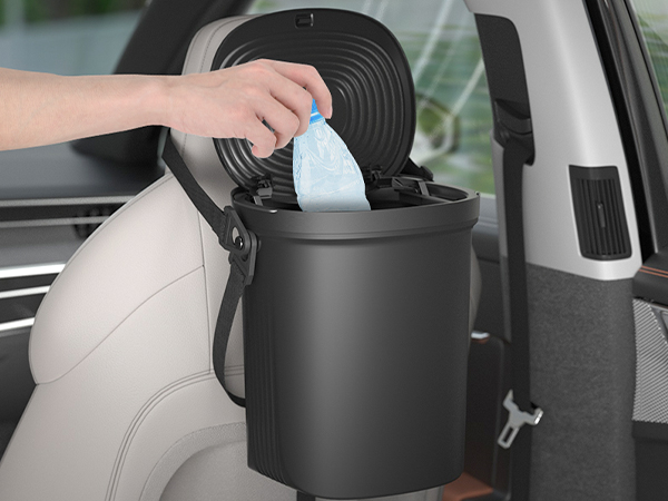 car trash bin