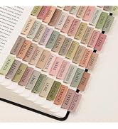 RETTACY Bible Tabs, for Women & Men, 66 Tabs for Old & New Testament, Additional 18 Tabs for Apoc...